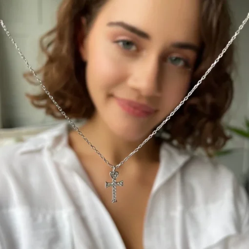 Sterling Silver Cross Necklaces - Image 7