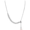 Custom Design Silver & Pearl Necklace