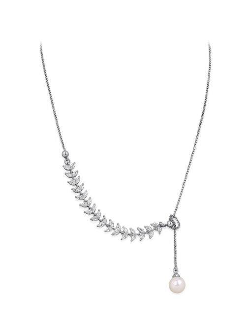 Custom Design Silver & Pearl Necklace