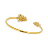 Beaded Cuff Bracelet - Gold