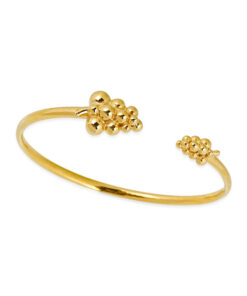 Beaded Cuff Bracelet - Gold