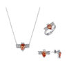 Champagne Gemstone Stylish Honeybee Trio Set