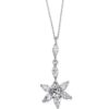 Charming CZ Flower Necklace