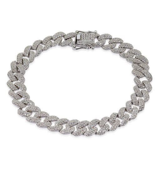 Iced Out Cuban Link Bracelet - Image 6