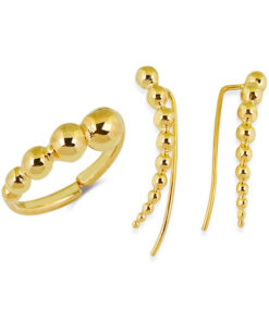 Sculptural Bead Cluster Jewelry Set