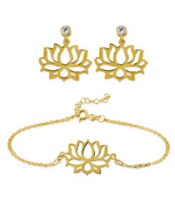 Lotus Flower Jewelry Set