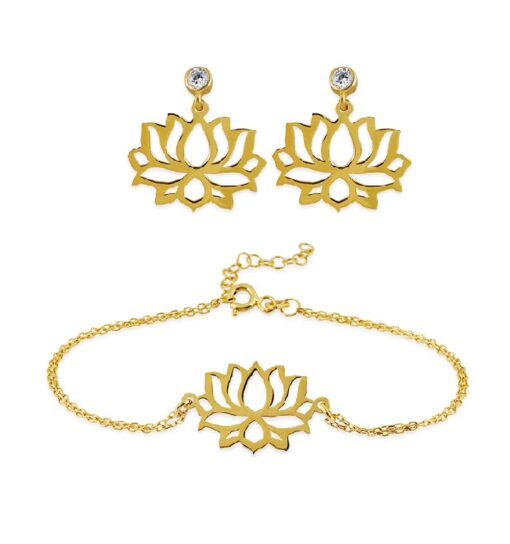 Lotus Flower Jewelry Set