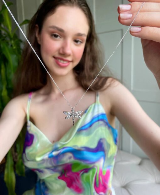 Dazzling Dragonfly Necklace - Image 2