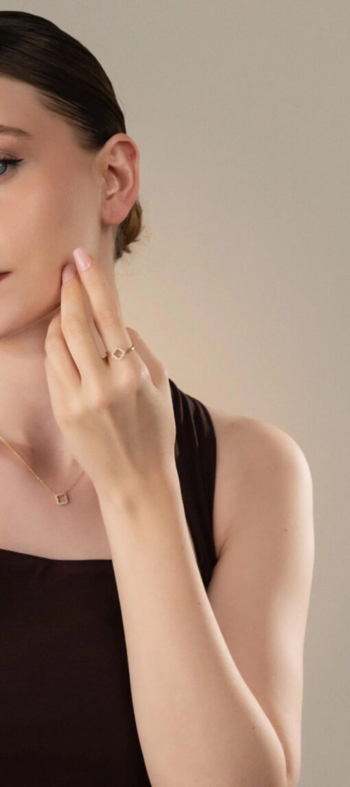 Four Leaf Clover Ring - Gold - Image 2