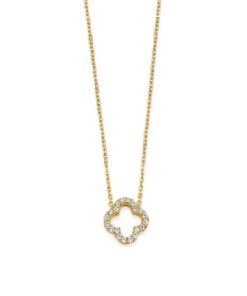 Four Leaf Clover Necklace - Gold